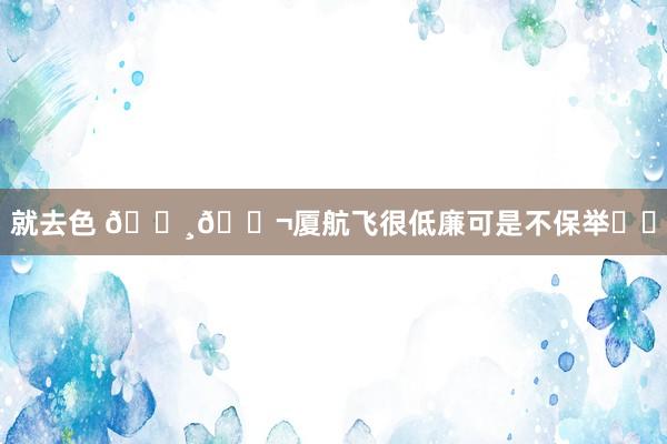 就去色 🇸🇬厦航飞很低廉可是不保举⚠️