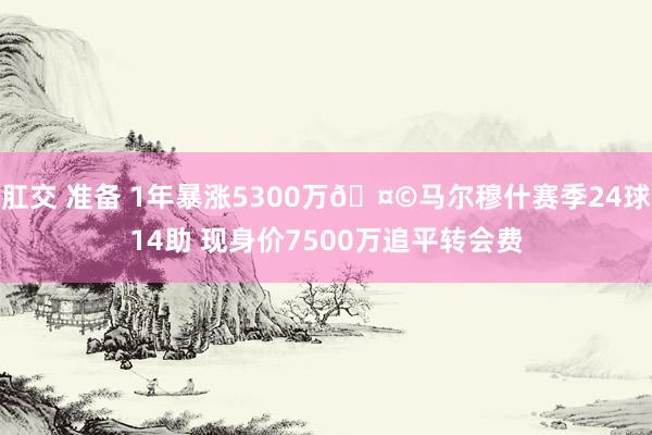 肛交 准备 1年暴涨5300万🤩马尔穆什赛季24球14助 现身价7500万追平转会费