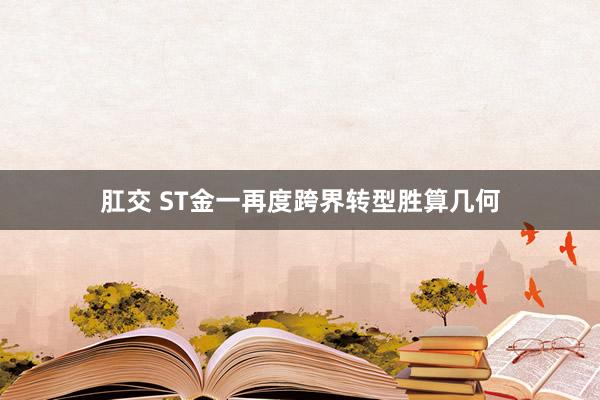 肛交 ST金一再度跨界转型胜算几何