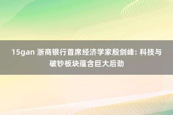 15gan 浙商银行首席经济学家殷剑峰: 科技与破钞板块蕴含巨大后劲