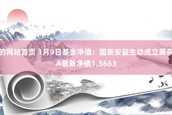 的网站首页 1月9日基金净值：国泰安益生动成立羼杂A最新净值1.3663