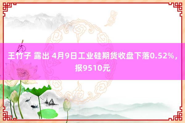 王竹子 露出 4月9日工业硅期货收盘下落0.52%，报9510元