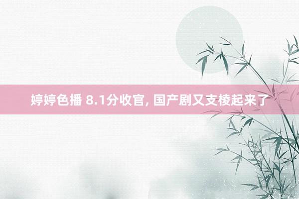 婷婷色播 8.1分收官， 国产剧又支棱起来了
