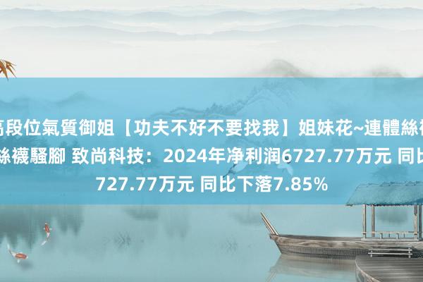 高段位氣質御姐【功夫不好不要找我】姐妹花~連體絲襪~大奶晃動~絲襪騷腳 致尚科技：2024年净利润6727.77万元 同比下落7.85%
