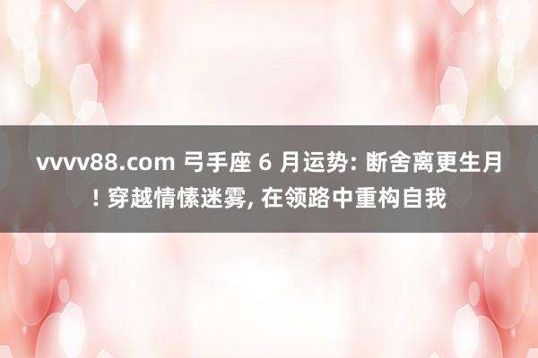 vvvv88.com 弓手座 6 月运势: 断舍离更生月! 穿越情愫迷雾， 在领路中重构自我
